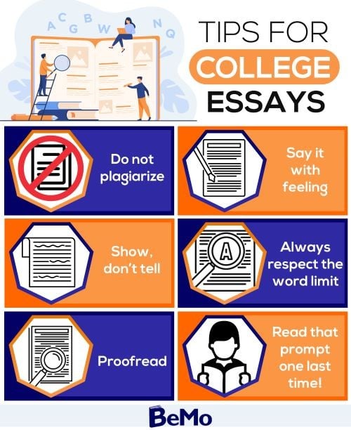 examples of successful college application essays