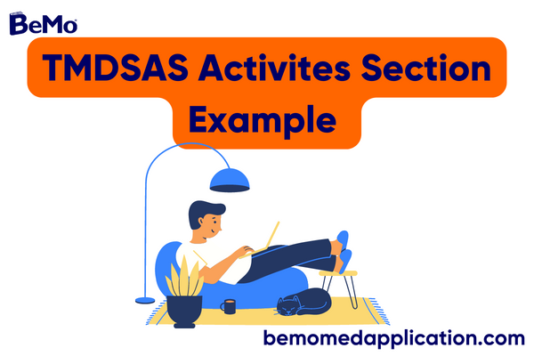 TMDSAS activities section example