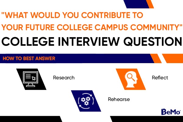 What would you contribute to your future college campus community college interview question