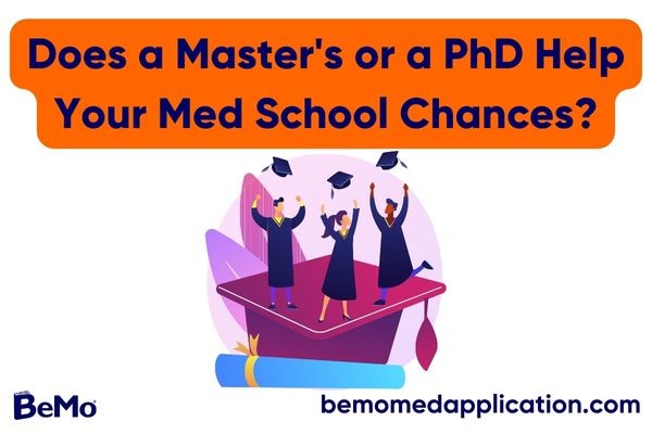 Will a Master's or PhD help my medical school admissions chances?