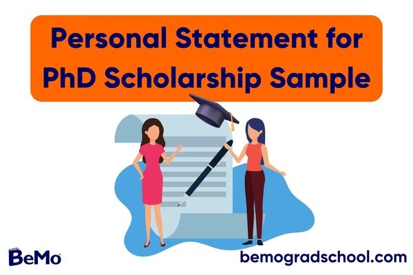Personal Statement for PhD Scholarship Sample